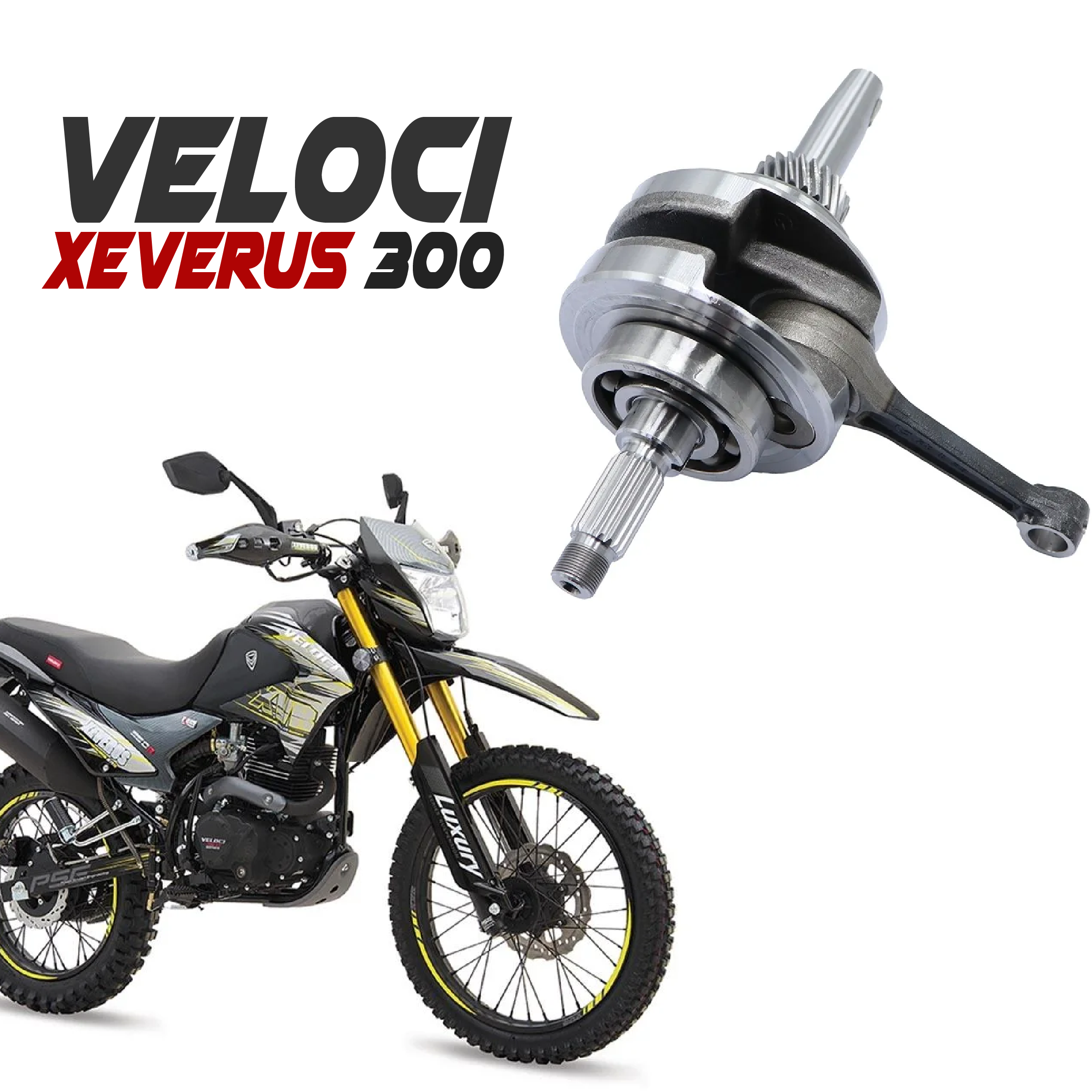 Cigüeñal Completo Con Balero Xeverus 300