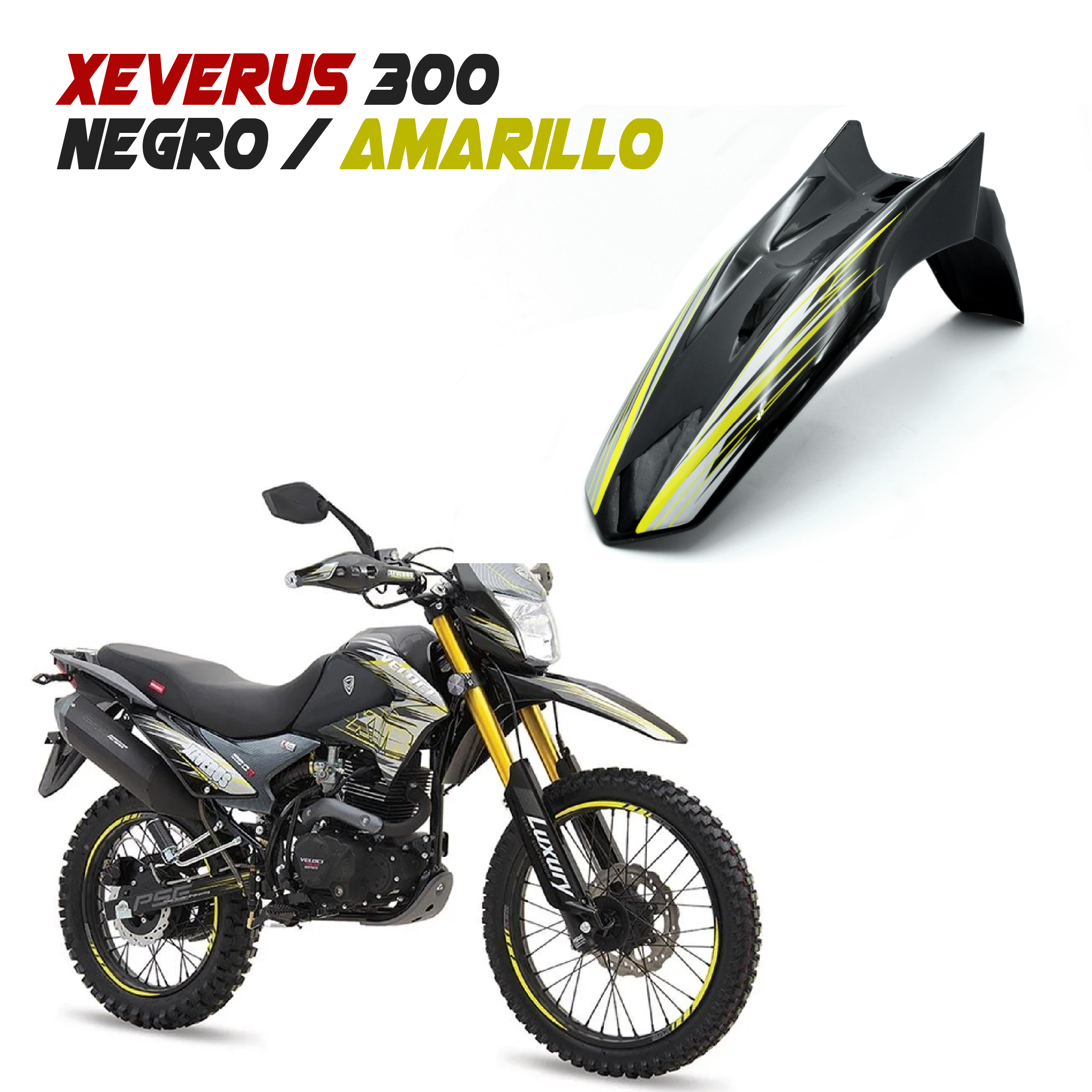 Salpicadera Delantera Veloci Xeverus 300 Motocicleta