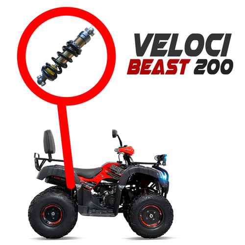 Amortiguador Trasero Para Veloci Beast 200 (12-24)