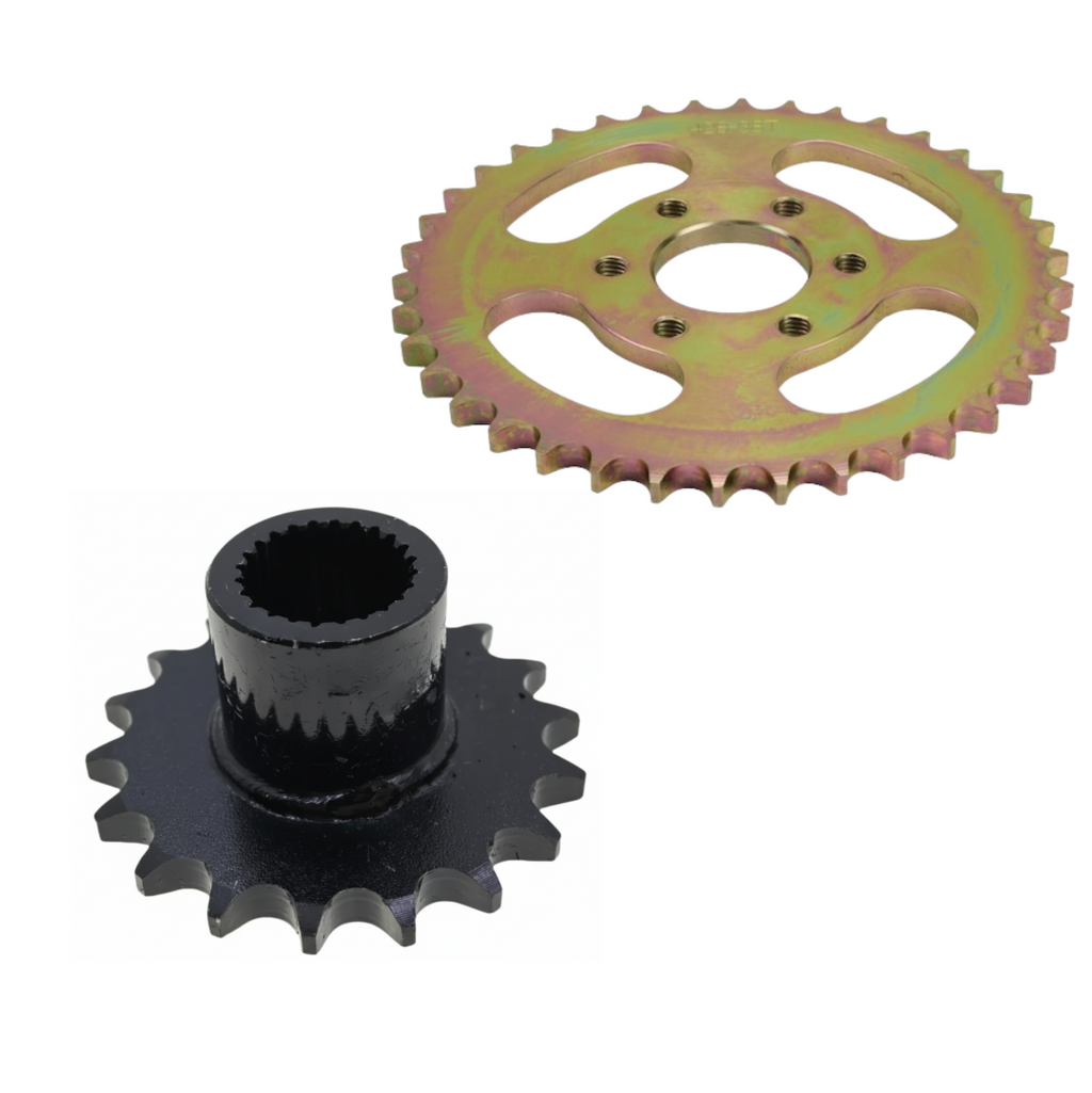 Sprock Delantero Y Trasero Para Cuatrimoto Veloci Beast 200.
